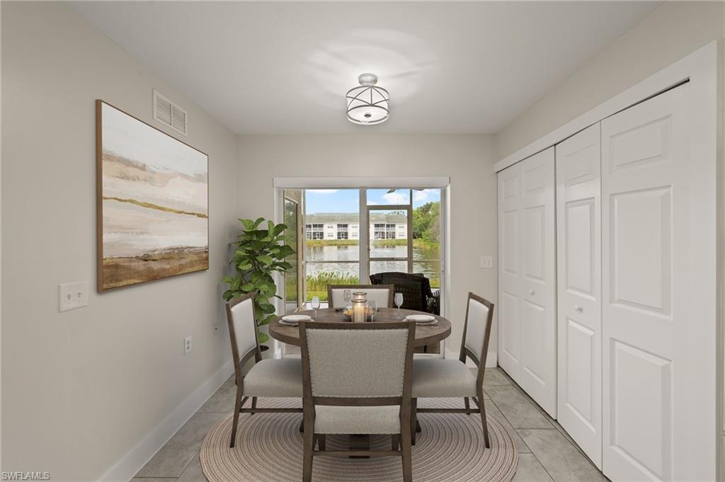 Kitchen Dining Area - Virtually Staged