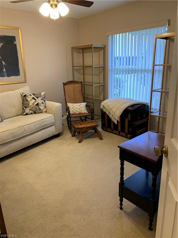 Bedroom with new carpet