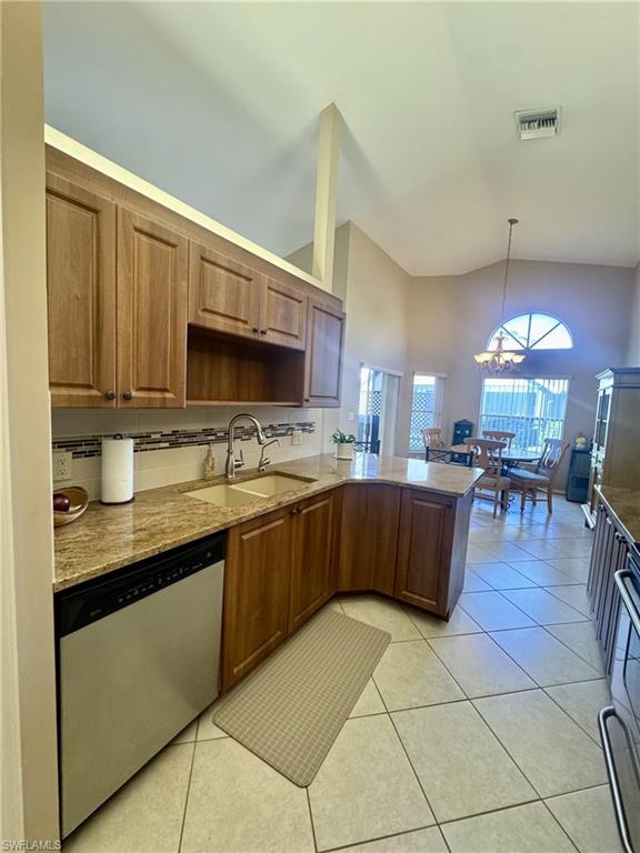 Updated kitchen with abundant cabinets