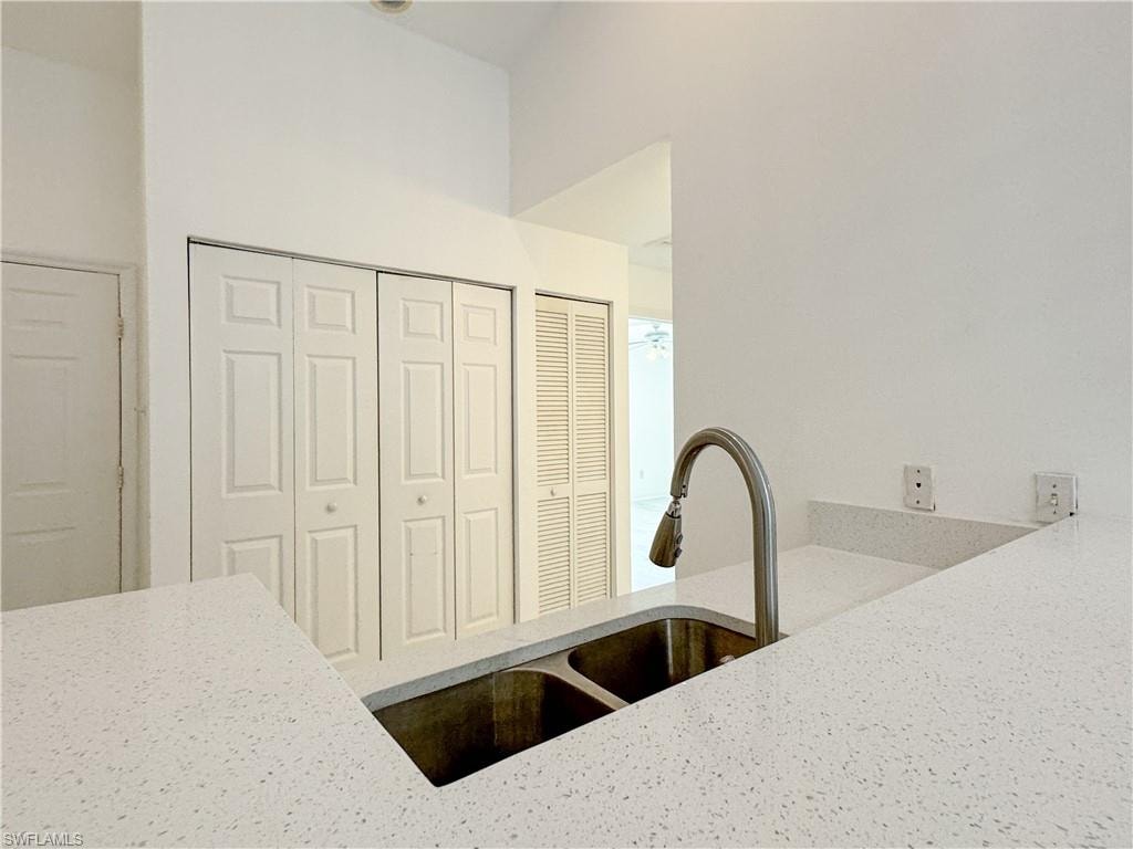 Kitchen with sink