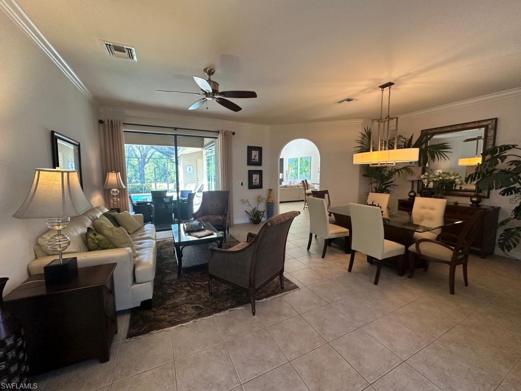 Formal Living and Dining area