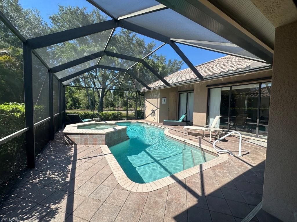 Pool and spa area