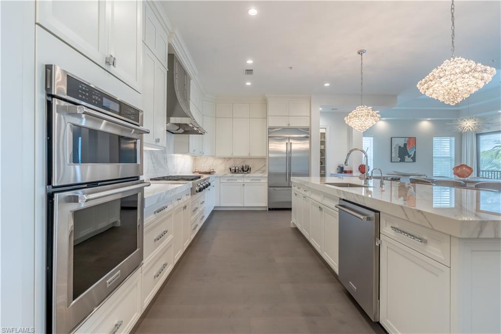 Higher end appliances with custom Vent-A-Hood range hood