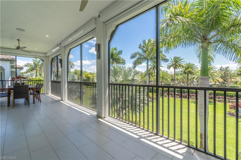 Lanai overlooking lush greenery
