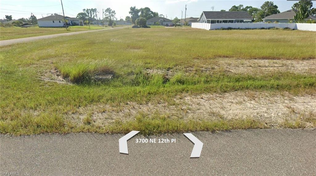 Frontal view of the property