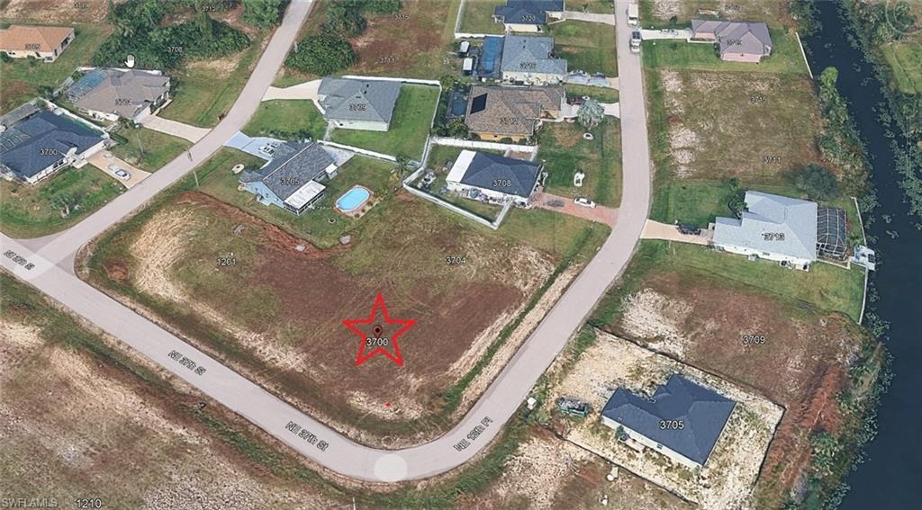Cleared corner property