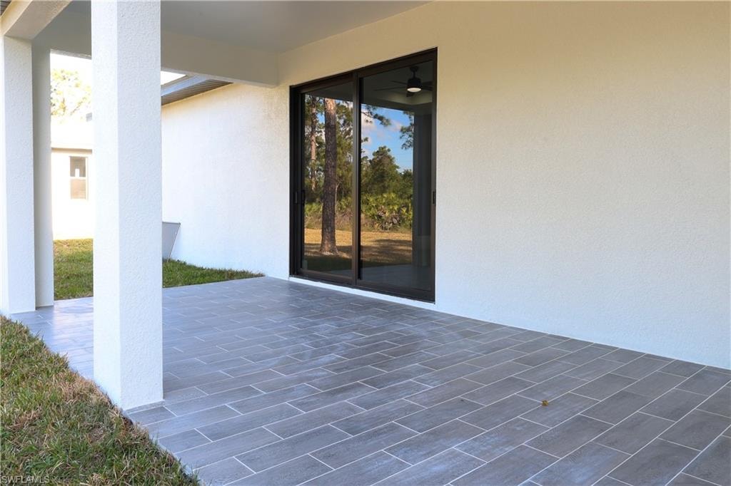 View of patio