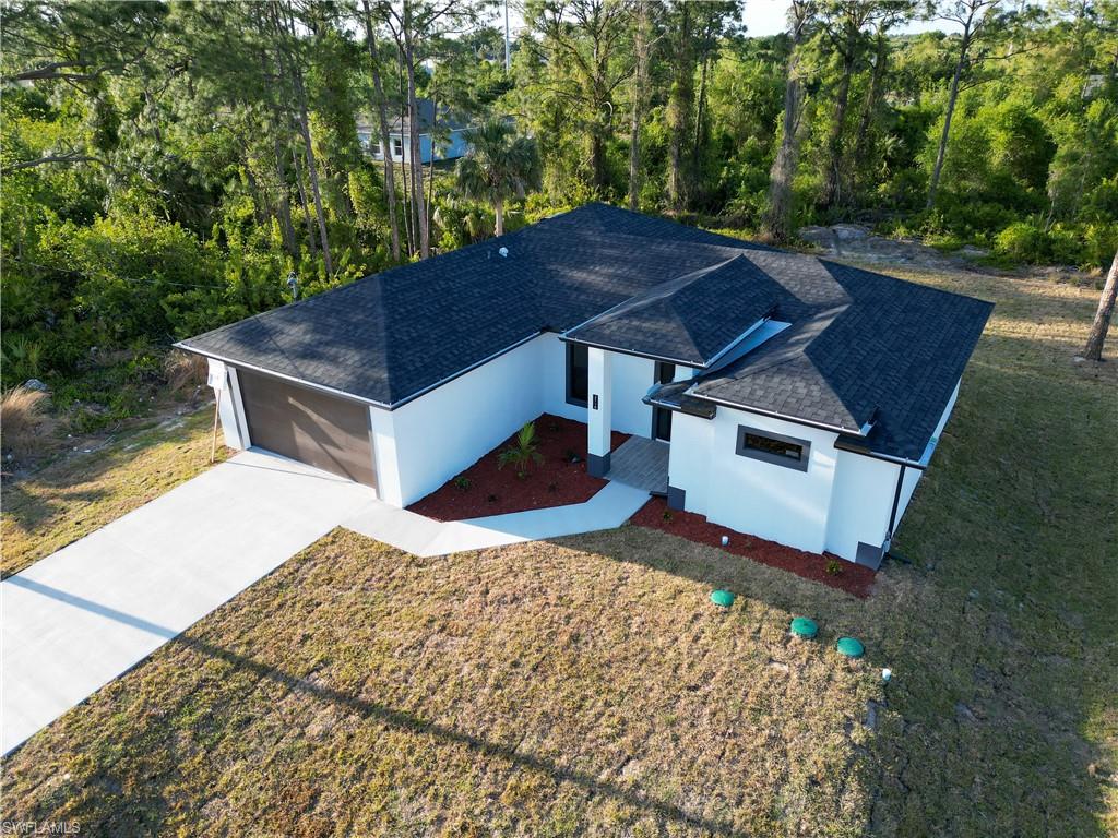 View from above of property