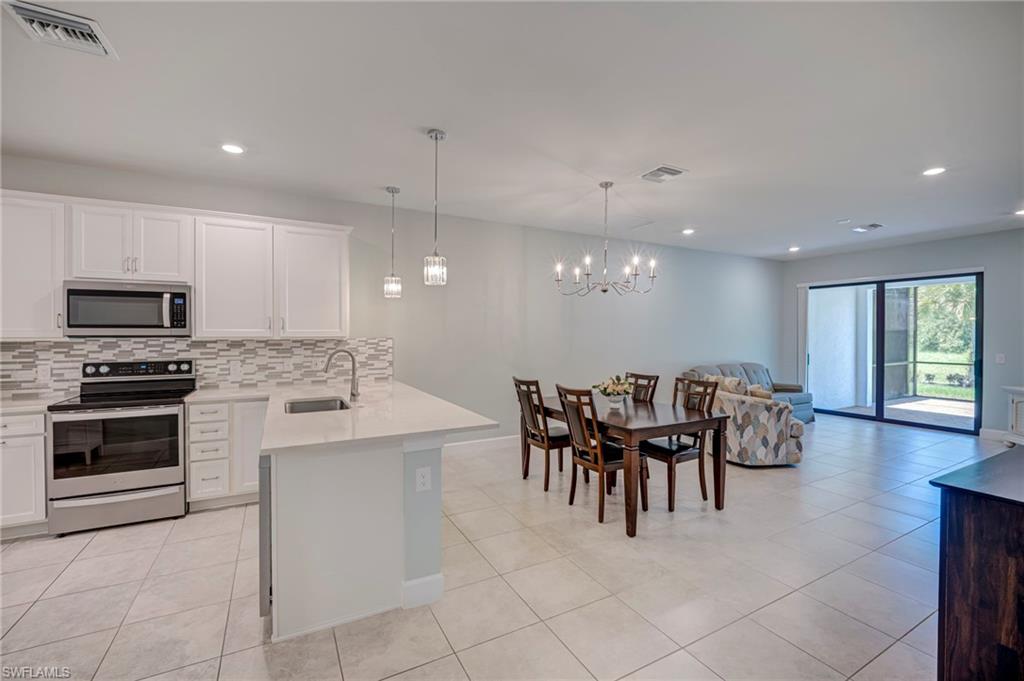 Kitchen & Dining & Living