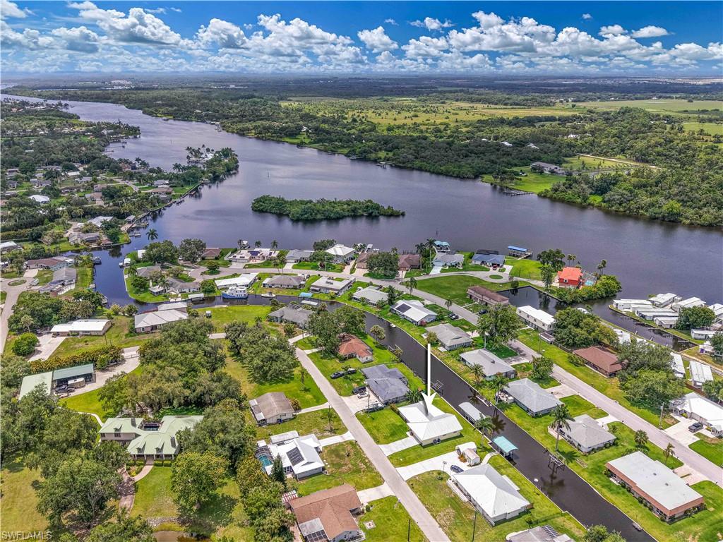 Waterfront property featuring direct canal access to the expansive river system