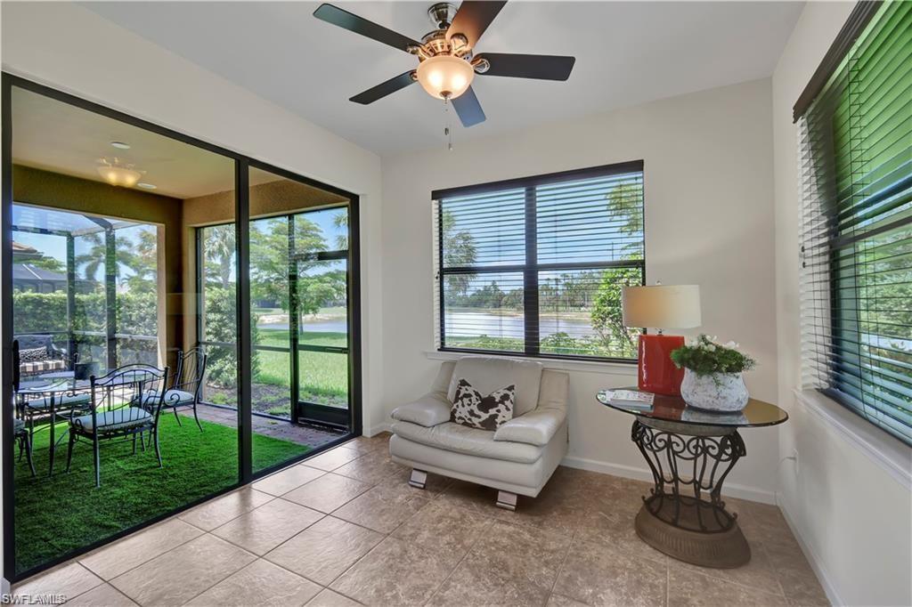 Seating area off the dining room