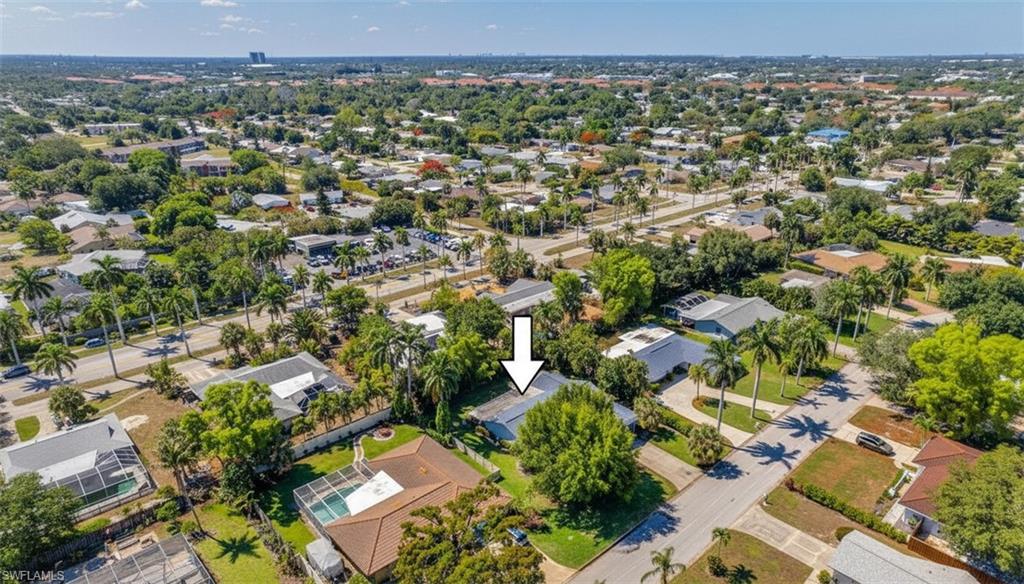 Aerial View 5657 Eichen Dr. Fort Myers, FL 33919
