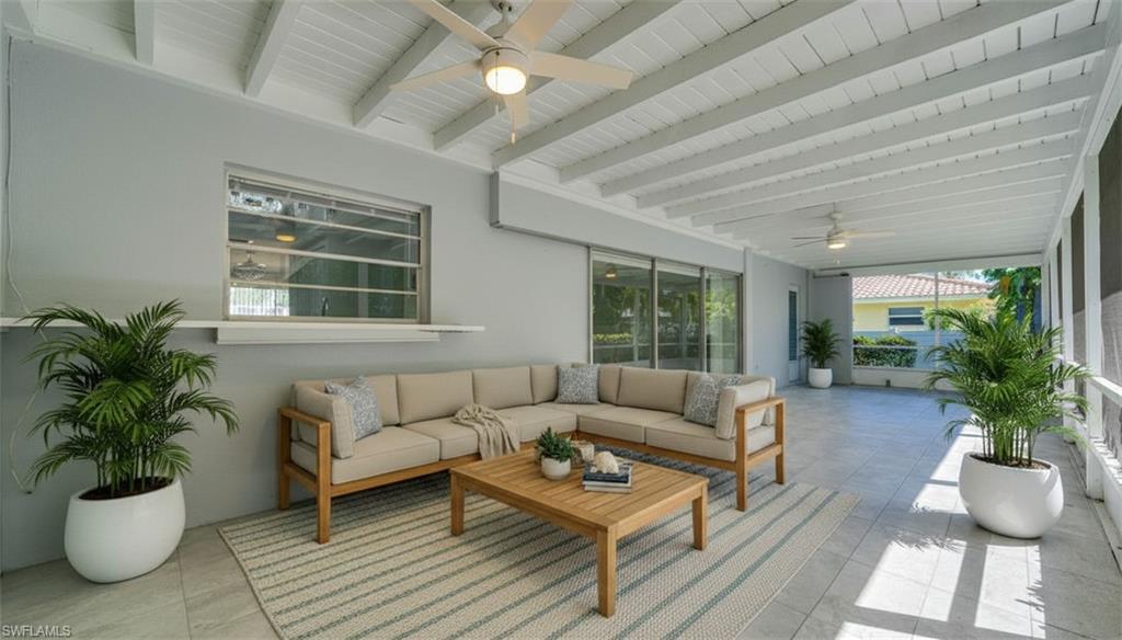 Lanai Virtually Staged
