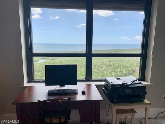 GULF VIEW FROM MASTER DESK