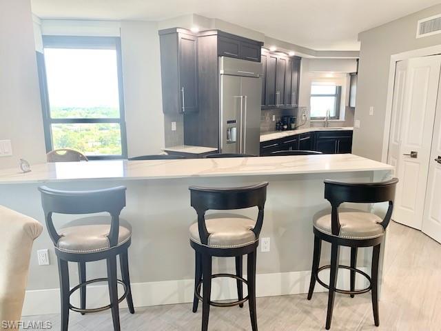 KITCHEN OPEN TO LIVING AREA