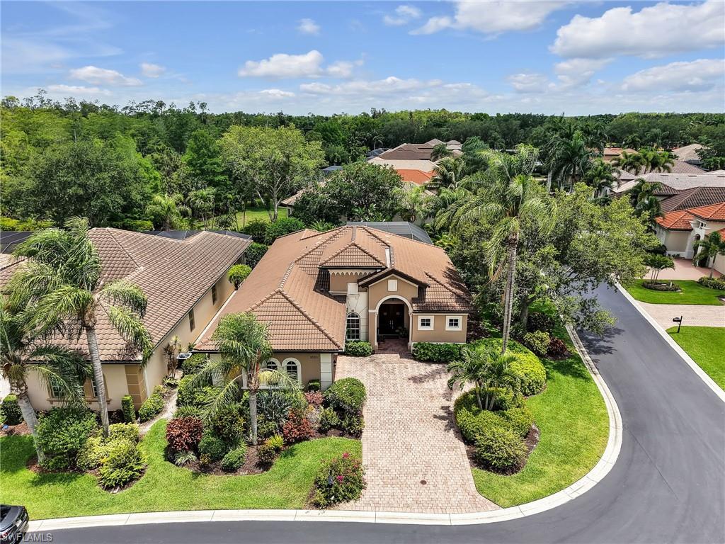 Front Aerial View on Corner Lot