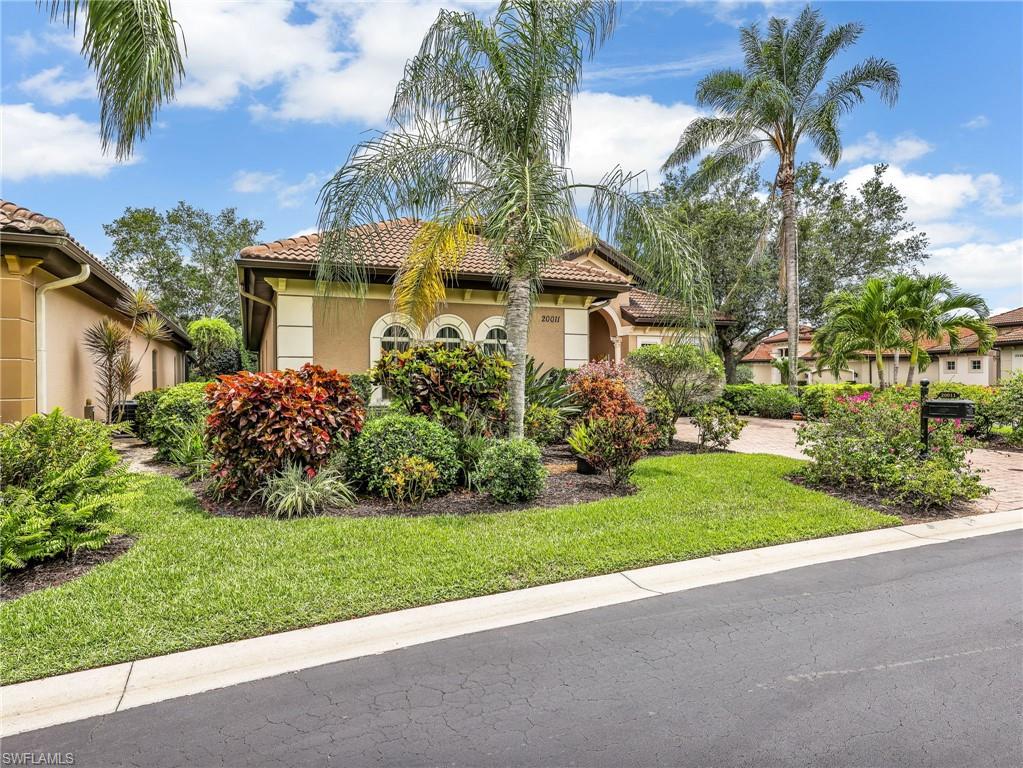 Left Front View with Lush Landscaping