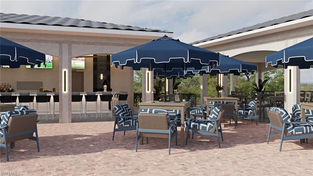 Rendering of Upcoming Cabana Bar & Outdoor Dining