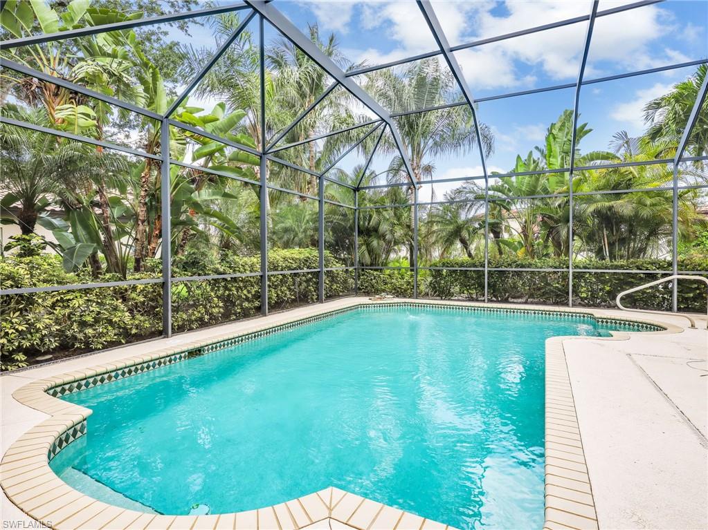 Pool with Privacy Landscaping