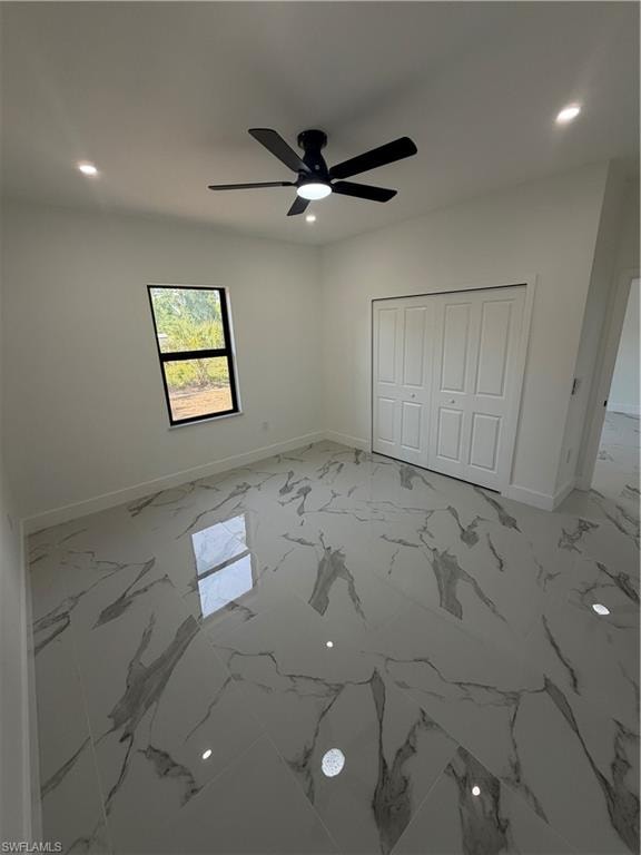 White porcelain tile flooring with grey veining