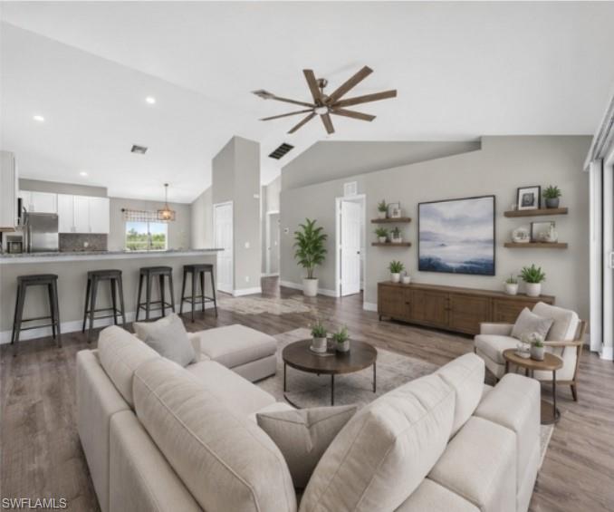 Virtually Staged Living Area