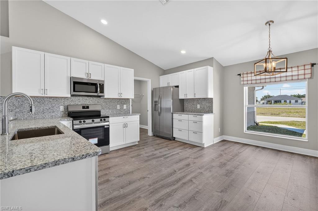 New Cabinets & Coffee Bar, eat-in-kitchen