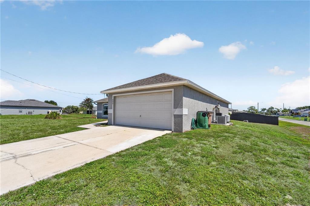 Long Driveway, & Side of House