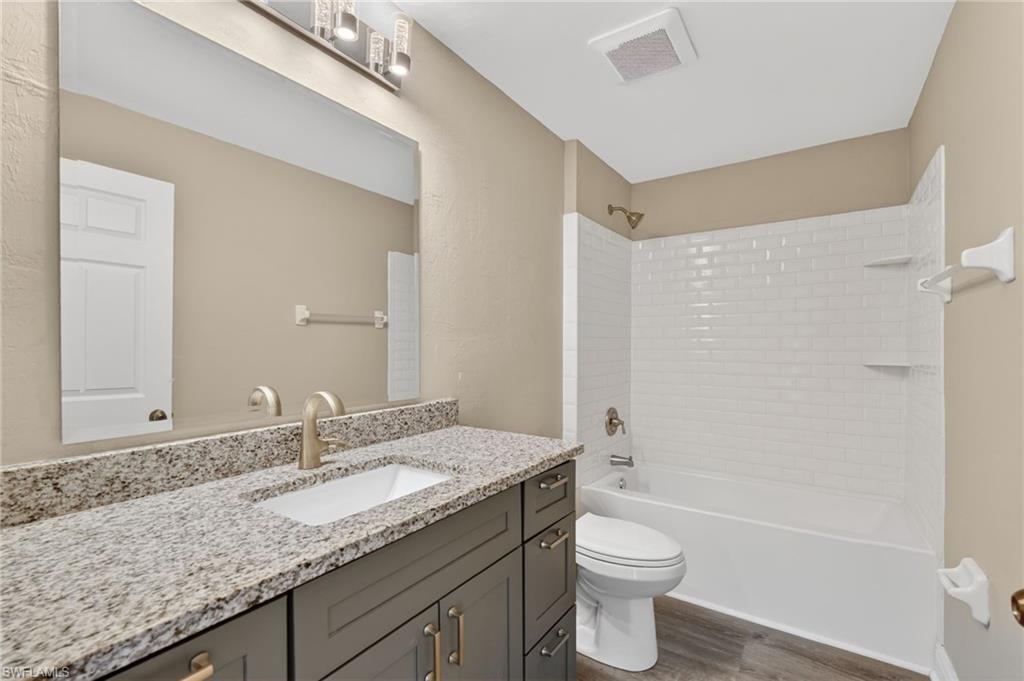 Granite Countertop Large Vanity Guest Bathroom