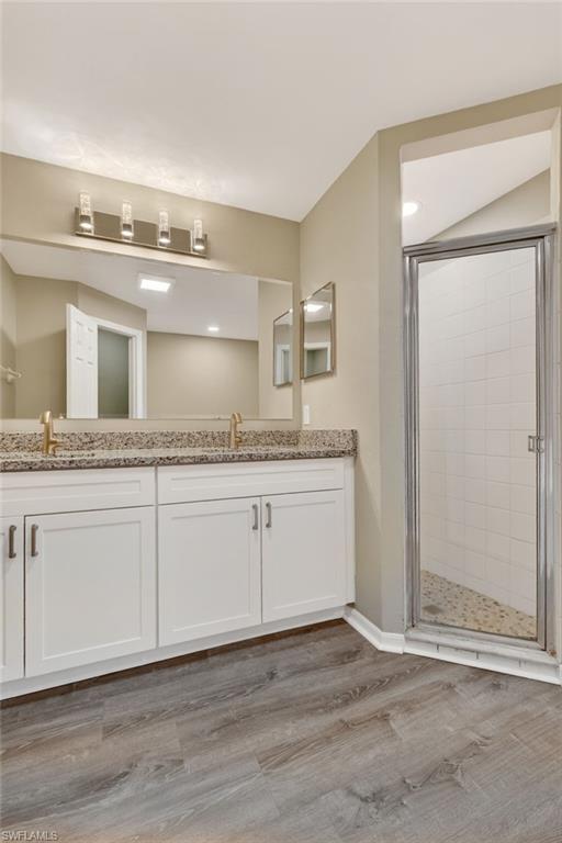 Primary En-Suite New Double Vanity w/1" Granite Countertops & High-end Touches