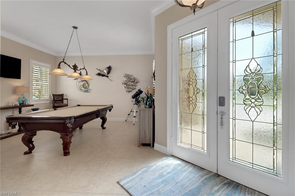French door entryway