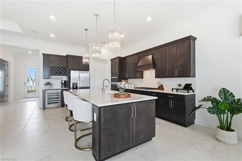 42' Upper Cabinets with Built-in Stainless Whirlpool Appliances- Including Wall Oven and Microwave