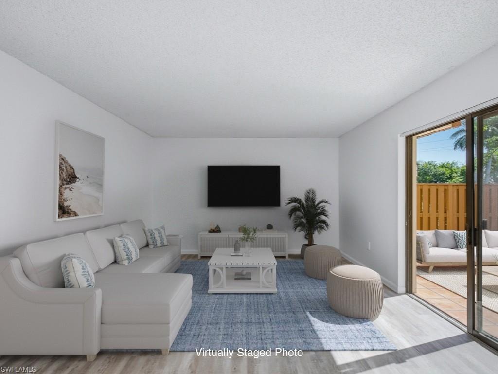 Virtually Staged beautiful open Living Room