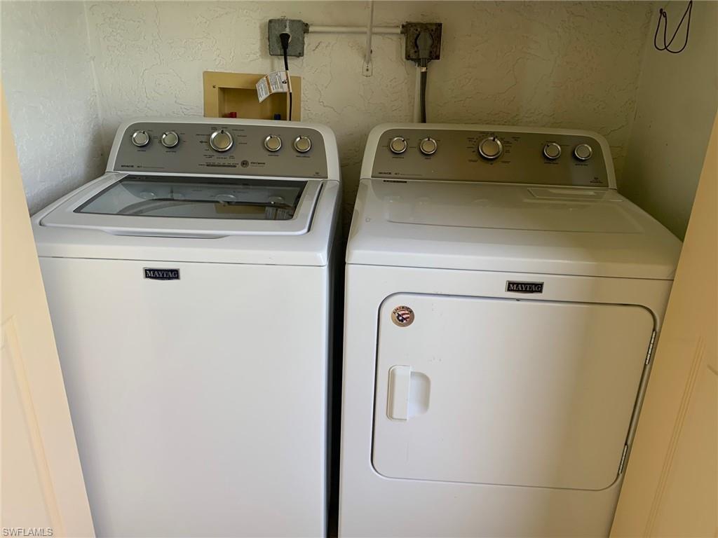 Full Size Washer & Dryerinside the condo