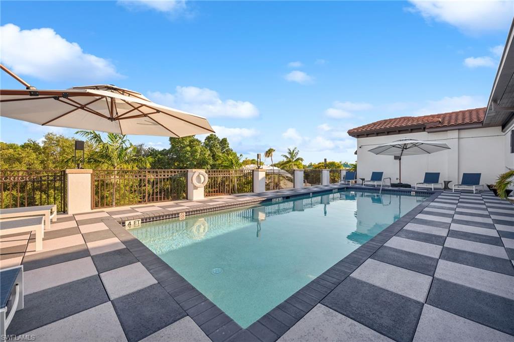 Rooftop Pool Overlooking Cambier Park
