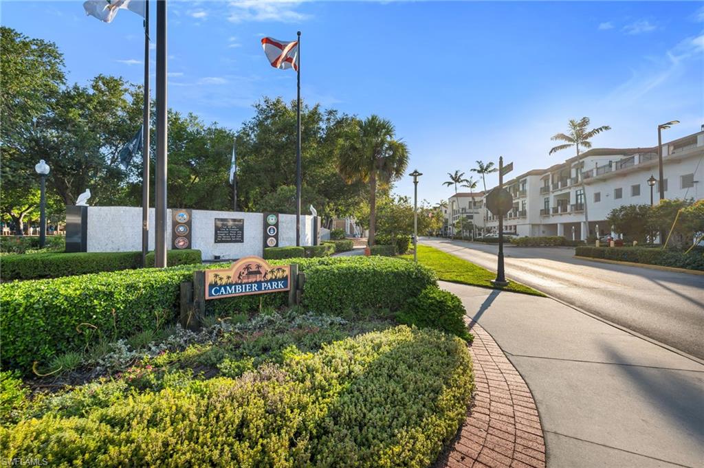 Directly Across from Cambier Park