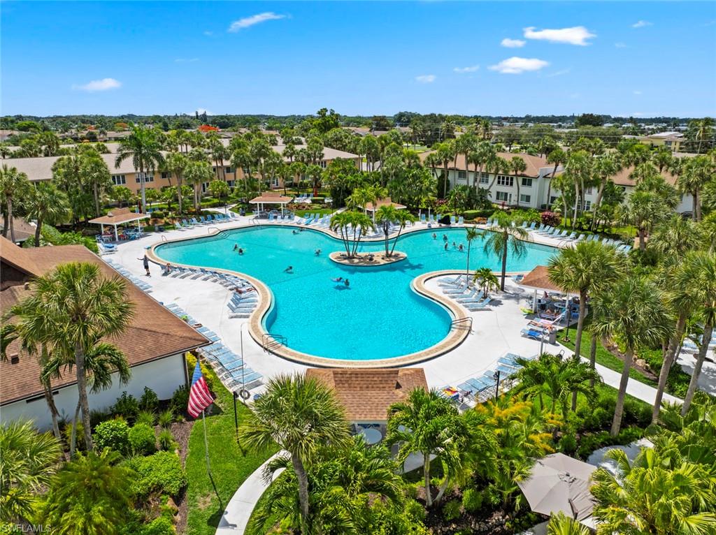 One of the LARGEST community pools in Naples!