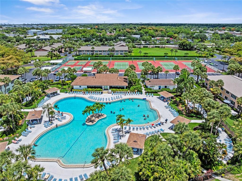 Right next to a beautiful clubhouse with library as well