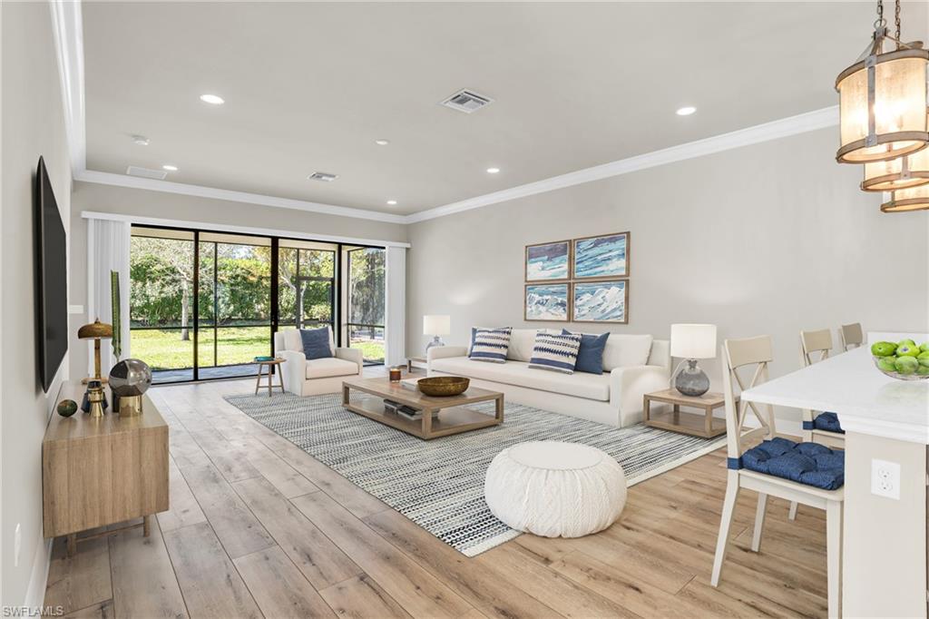 Living Room Virtually Staged