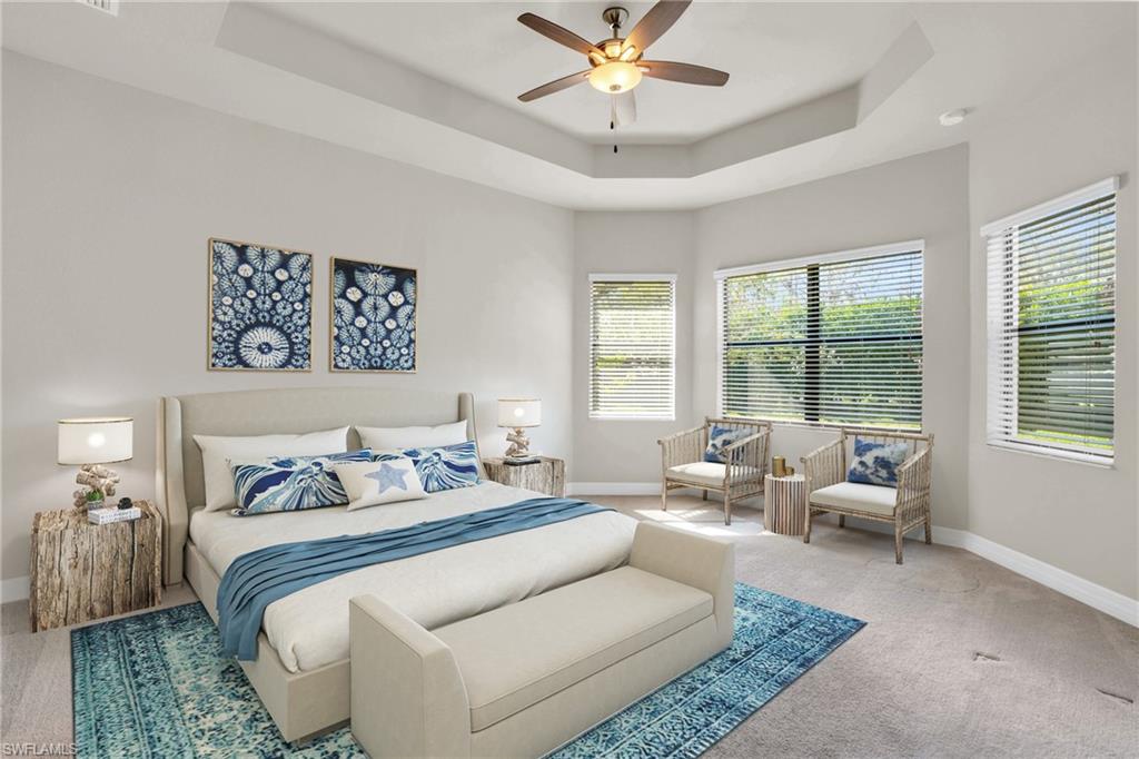 1st Floor Primary Bedroom Virtually Staged