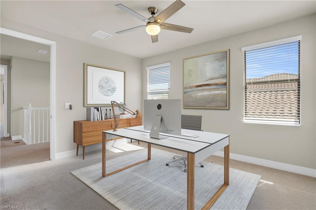 Bedroom 5 Virtually Staged as an office