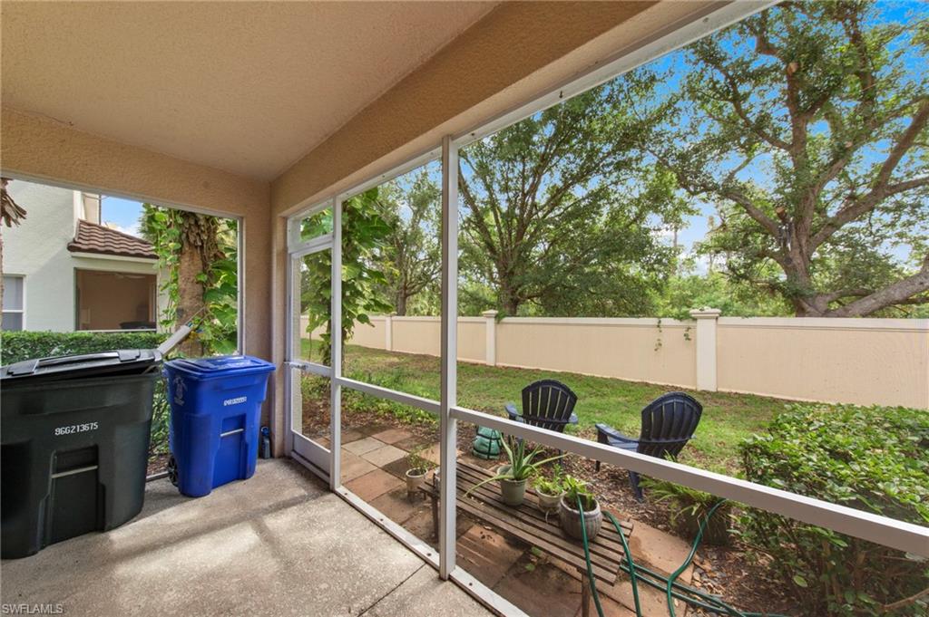 Screened lanai