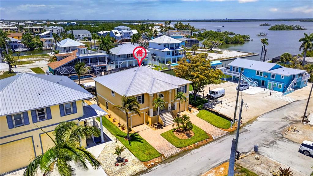 Aerial Front of home