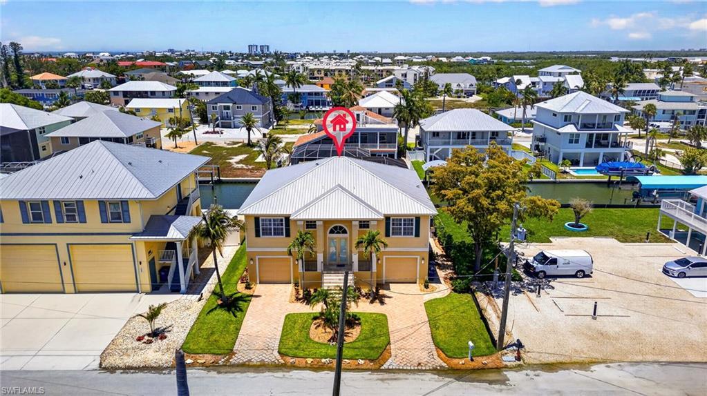 Aerial Front of home