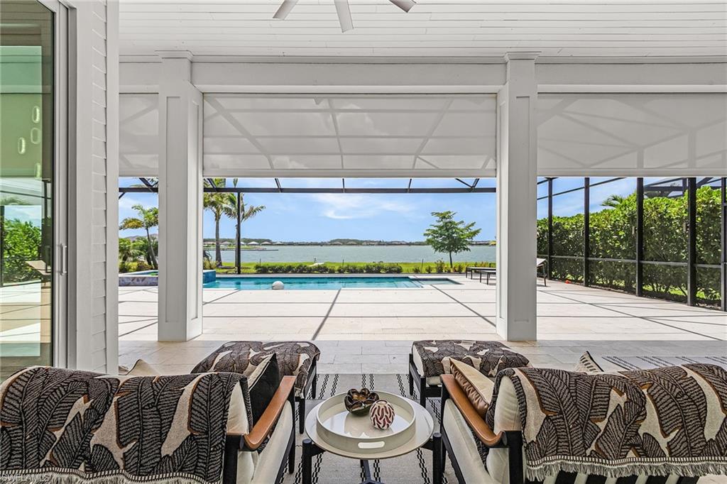 Lanai with Electric Storm Screens
