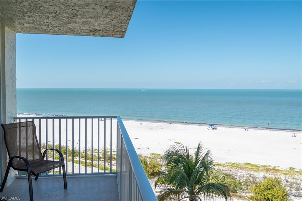 View of the Gulf from the 6th floor balcony