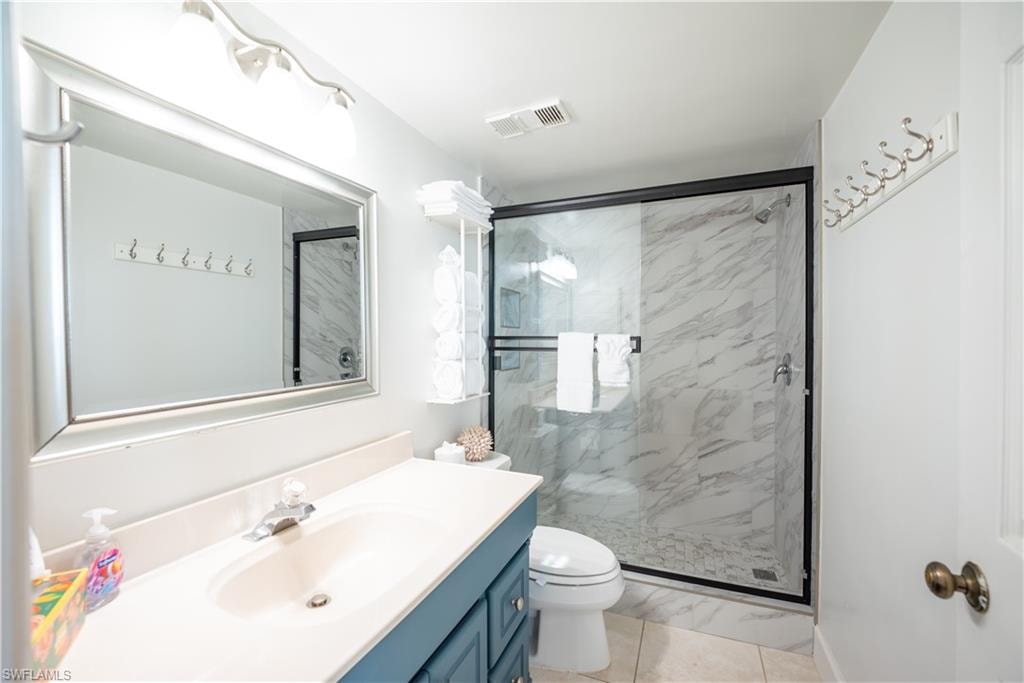 Walk in shower