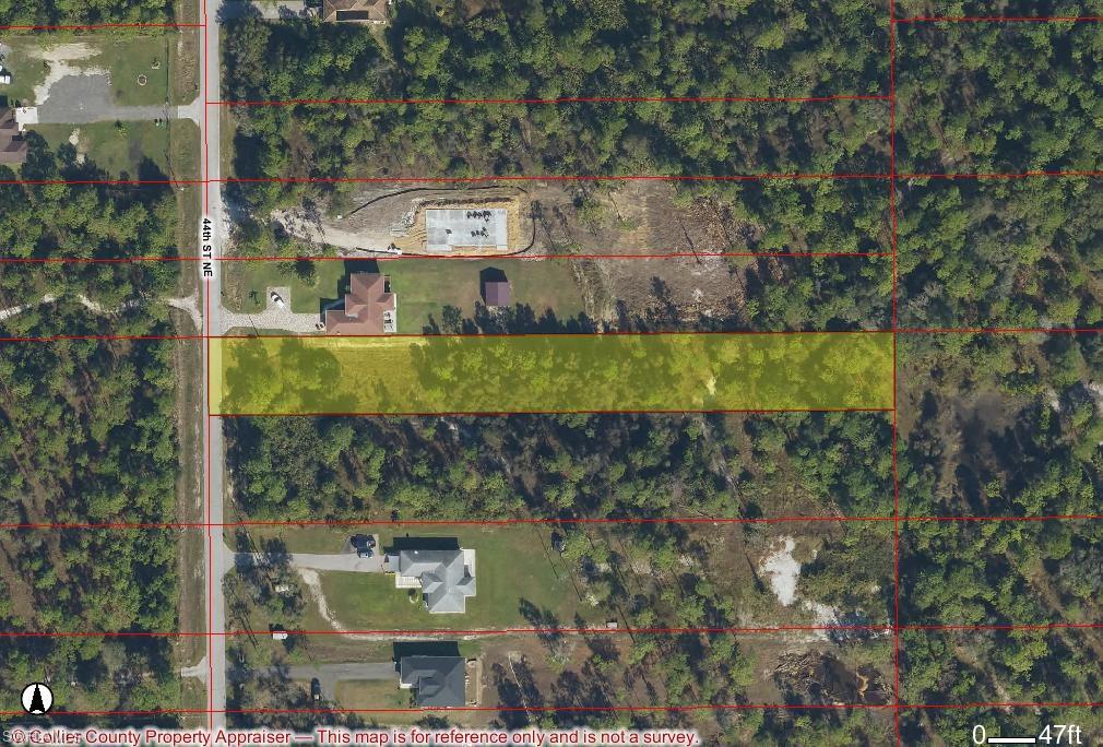Property Appraiser Map. Illustrating the boundaries of the property and surrounding parcels