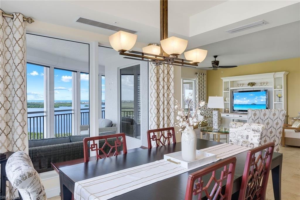 A refined setting for hosting family and friends.