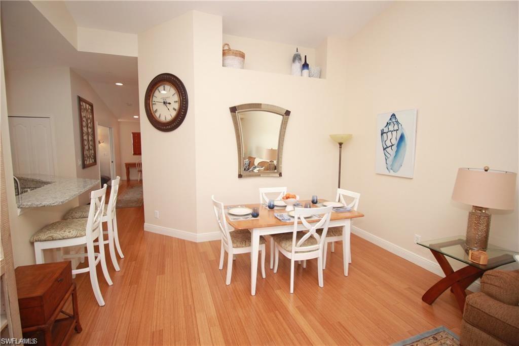 Dining area featuring light wood-type flooring