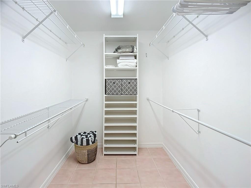 Master bedroom closet